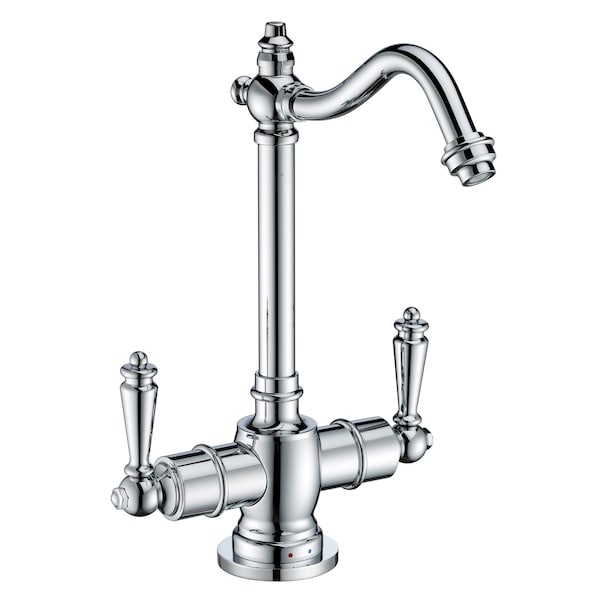 Whitehaus Point Of Use Instant Hot/Cold Water Drinking Faucet W/ Traditional Swi WHFH-HC1006-C - main